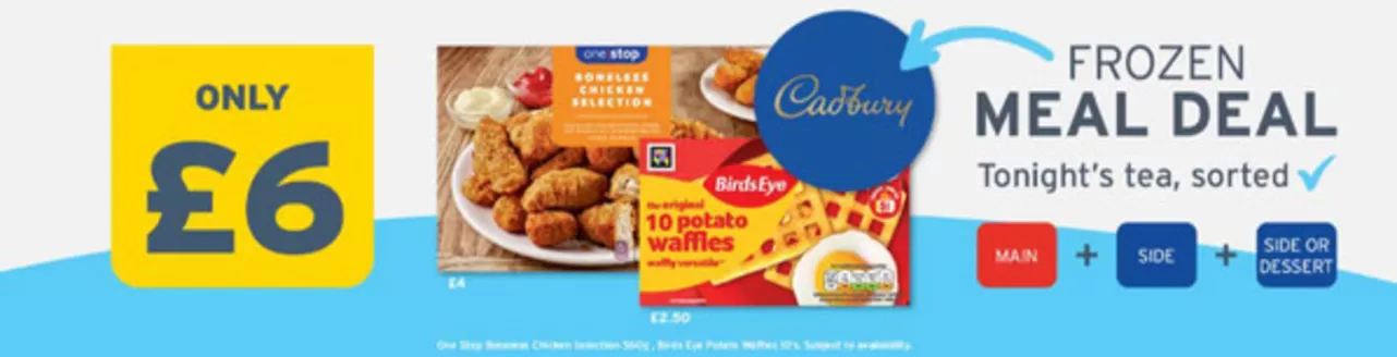 One Stop catalogue | Frozen Meal Deal | 2026-05-13T00:00:00.000Z - 2026-06-23T00:00:00.000Z