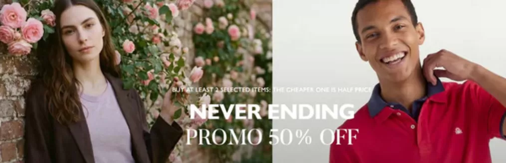 United Colors Of Benetton catalogue in Beddau | Never Ending Promo 50% Off | 2026-05-18T00:00:00.000Z - 2026-06-01T00:00:00.000Z
