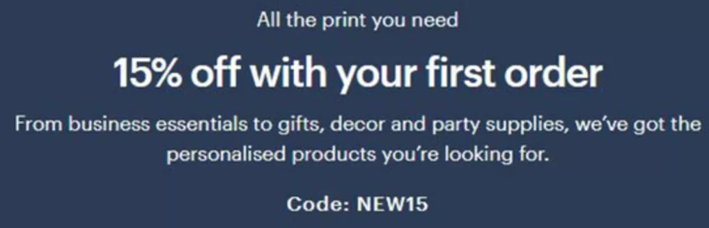 Vistaprint catalogue in Beddau | 15% Off With Your First Order | 2026-05-18T00:00:00.000Z - 2026-05-29T00:00:00.000Z