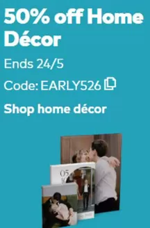 Snapfish catalogue in Beddau | 50% Off Home Decor | 2026-05-18T00:00:00.000Z - 2026-05-24T00:00:00.000Z