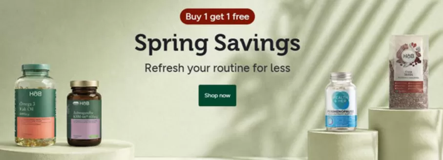 Holland & Barrett catalogue | Spring Savings`` | 2026-05-19T00:00:00.000Z - 2026-05-31T00:00:00.000Z