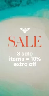 Roxy catalogue | Sale 3 Sale Items , 10% Extra | 2026-06-04T00:00:00.000Z - 2026-06-23T00:00:00.000Z