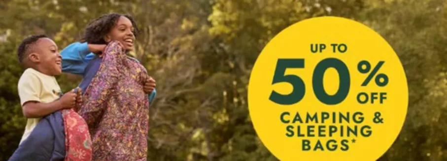 Mountain Warehouse catalogue in Market Bosworth | Up To 50% Off Camping & Sleeping Bags* | 2026-06-16T00:00:00.000Z - 2026-06-27T00:00:00.000Z
