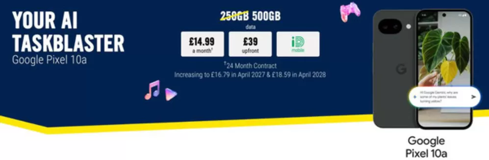 Carphone Warehouse catalogue in Kirby Muxloe | Your Ai Taskblaster | 2026-06-16T00:00:00.000Z - 2026-07-01T00:00:00.000Z