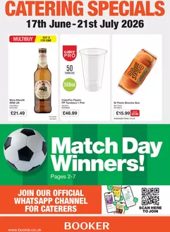 Booker Wholesale catalogue in Wandsworth | Match Day Winners! | 2026-06-22T00:00:00.000Z - 2026-07-21T00:00:00.000Z
