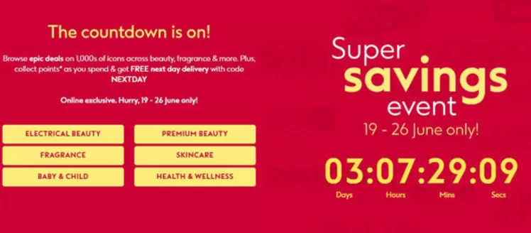 Boots catalogue in Chester | The Countdown Is On! | 2026-06-22T00:00:00.000Z - 2026-06-26T00:00:00.000Z
