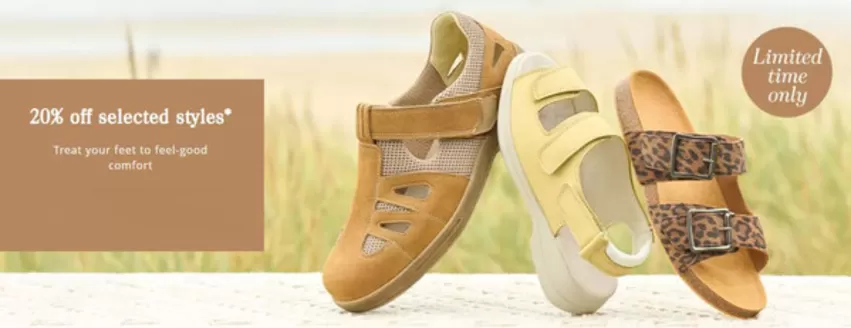 Cosyfeet catalogue | 20% Off Selected Styles** | 2026-06-23T00:00:00.000Z - 2026-07-03T00:00:00.000Z