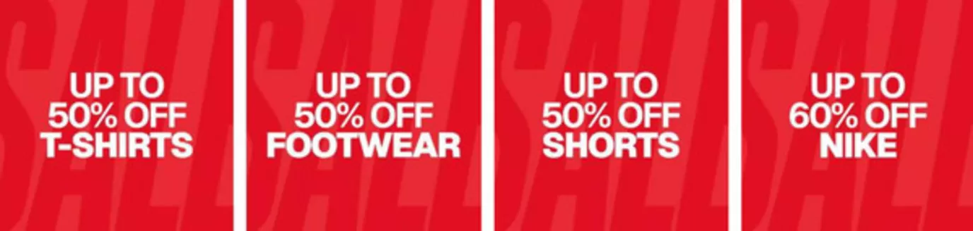 JD Sports catalogue in Radyr | Up To 50% Off T-Shirts | 2026-06-25T00:00:00.000Z - 2026-07-10T00:00:00.000Z