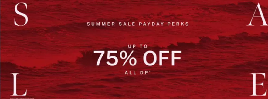 Dorothy Perkins catalogue | Summer Sale Payday Perks Up To 75% Off All Dp | 2026-07-01T00:00:00.000Z - 2026-07-20T00:00:00.000Z
