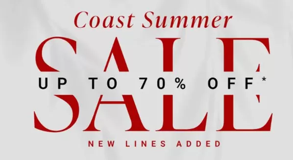 Coast catalogue | Coast Summer Sale Up To 70% Off | 2026-07-01T00:00:00.000Z - 2026-07-28T00:00:00.000Z