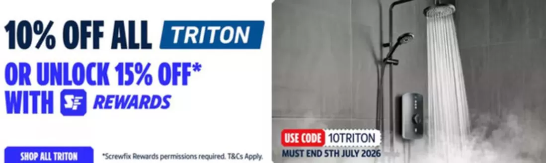 Screwfix catalogue | 10% Off All | 2026-07-03T00:00:00.000Z - 2026-07-05T00:00:00.000Z