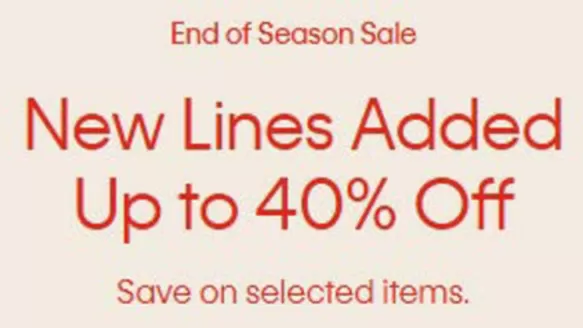 Calvin Klein catalogue | New Lines Added Up To 40% Off | 2026-07-24T00:00:00.000Z - 2026-08-06T00:00:00.000Z