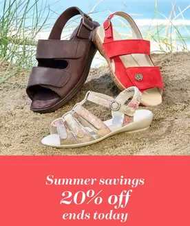 Cosyfeet catalogue | Summer Savings 20% Off Ends Today | 2026-07-24T00:00:00.000Z - 2026-08-09T00:00:00.000Z