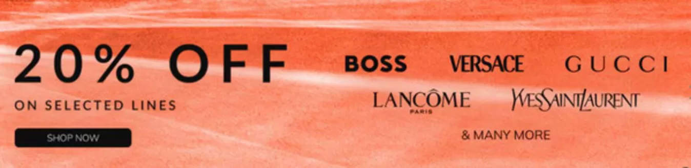 The Perfume Shop catalogue | 20% Off On Selected Lines | 2026-07-24T00:00:00.000Z - 2026-08-13T00:00:00.000Z