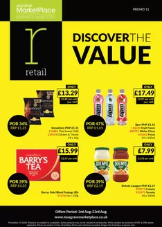 Musgrave MarketPlace catalogue in Llanrwst | Mni retail | 2026-08-03T00:00:00.000Z - 2026-08-23T00:00:00.000Z