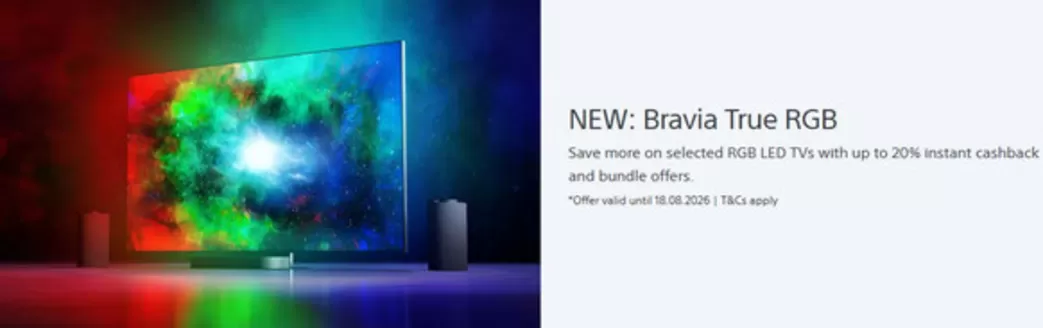 Sony catalogue | New: Bravia Tur RGB | 2026-08-06T00:00:00.000Z - 2026-08-18T00:00:00.000Z
