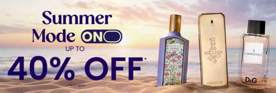 The Fragrance Shop catalogue in Huntingdon | Summer Mode On Up To 40% Off | 2026-08-11T00:00:00.000Z - 2026-08-26T00:00:00.000Z