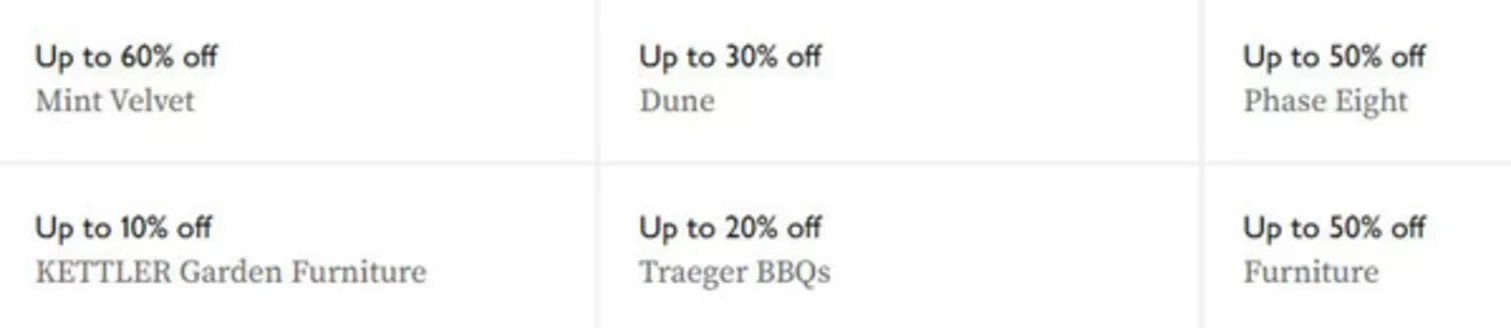 John Lewis catalogue | Up To 60% Off  | 2026-08-18T00:00:00.000Z - 2026-08-31T00:00:00.000Z