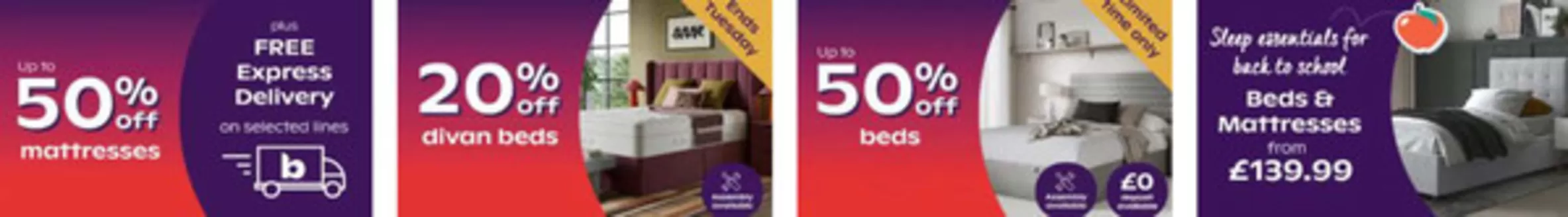 Bensons for Beds catalogue in Bournemouth | Up To 50% Off Mattresses | 2026-08-20T00:00:00.000Z - 2026-09-07T00:00:00.000Z
