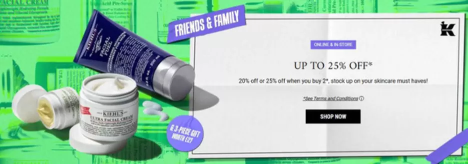 Kiehl's catalogue in Bromley Cross | Online & In Store! | 2026-08-31T00:00:00.000Z - 2026-09-14T00:00:00.000Z