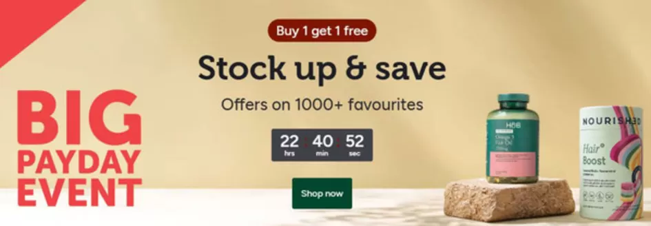 Holland & Barrett catalogue | Stock Up & Save! | 2026-09-01T00:00:00.000Z - 2026-09-03T00:00:00.000Z