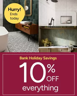 Topps Tiles catalogue | 10% Off Everything!  | 2026-09-02T00:00:00.000Z - 2026-09-19T00:00:00.000Z