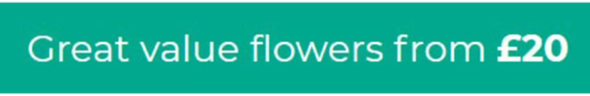 Flying Flowers catalogue | Great Value Flowers From £20 | 2026-09-09T00:00:00.000Z - 2026-09-22T00:00:00.000Z