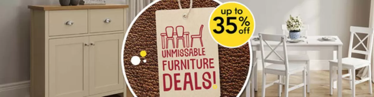 Wilko catalogue in Dudley | Unmissable Furniture Deals! | 2026-09-16T00:00:00.000Z - 2026-09-30T00:00:00.000Z