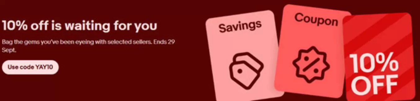 eBay catalogue in Witney | 10% Off Is Waiting For You | 2026-09-23T00:00:00.000Z - 2026-10-03T00:00:00.000Z