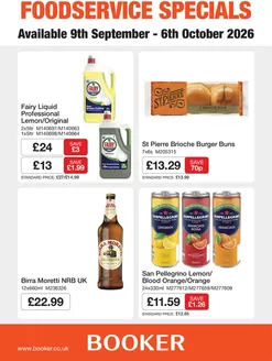 Booker Wholesale catalogue | FOODSERVICE SPECIALS | 2026-09-25T00:00:00.000Z - 2026-10-06T00:00:00.000Z