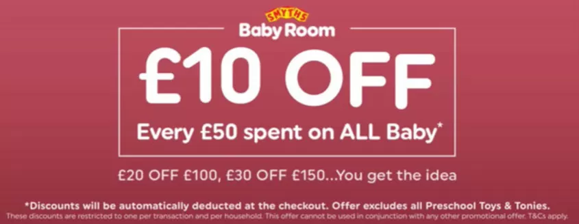 Smyths Toys catalogue in Waltham Abbey | Baby Room | 2026-09-29T00:00:00.000Z - 2026-10-17T00:00:00.000Z