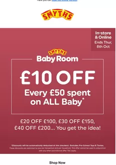 Smyths Toys catalogue | In-Store & Online | 2026-10-05T00:00:00.000Z - 2026-10-08T00:00:00.000Z