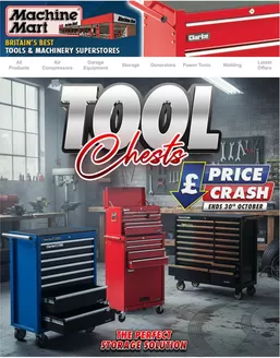Machine Mart catalogue | Tool Chests!!! | 2026-10-05T00:00:00.000Z - 2026-10-30T00:00:00.000Z