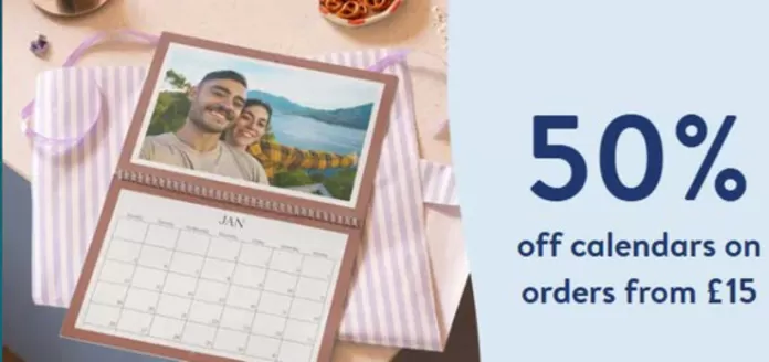 Photobox catalogue | 50% Off Calendars On Orders From £15 | 2026-10-05T00:00:00.000Z - 2026-10-06T00:00:00.000Z