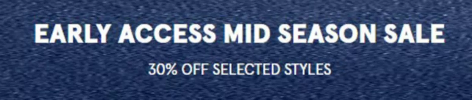 Pepe Jeans catalogue | Early Accesss Mid Season Sale | 2026-10-08T00:00:00.000Z - 2026-10-24T00:00:00.000Z