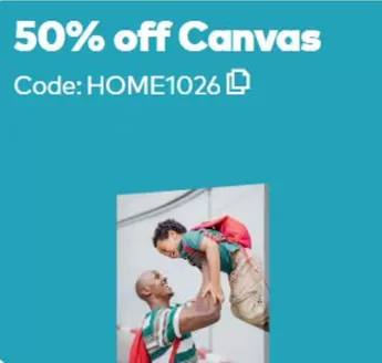Snapfish catalogue | 50% Off Canavas! | 2026-10-08T00:00:00.000Z - 2026-10-20T00:00:00.000Z