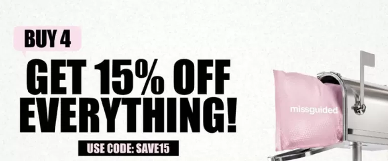 Missguided catalogue in Corsham | Get 15% Off Everything!  | 2026-10-12T00:00:00.000Z - 2026-10-28T00:00:00.000Z