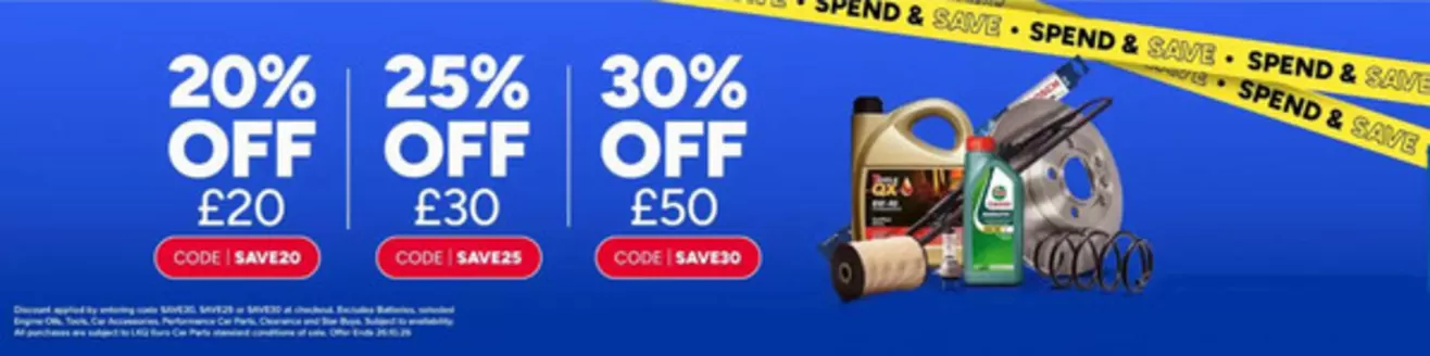 Euro Car Parts catalogue | 20% Off / 25% Off / 30% Off | 2026-10-12T00:00:00.000Z - 2026-10-26T00:00:00.000Z