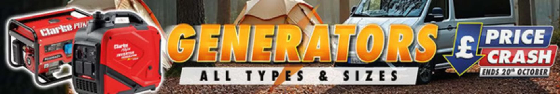 Machine Mart catalogue in Oldham | Generators All Types & Sizes | 2026-10-13T00:00:00.000Z - 2026-10-20T00:00:00.000Z