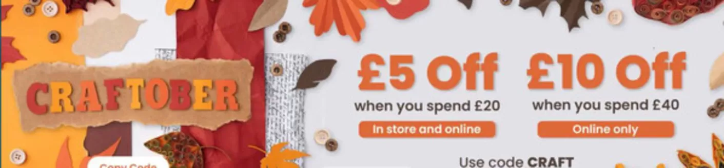 Hobbycraft catalogue | Halloween Make It Your Own! | 2026-10-13T00:00:00.000Z - 2026-10-31T00:00:00.000Z
