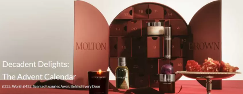Molton Brown catalogue in Motherwell | Decadent Delights: The Advent Calendar  | 2026-10-13T00:00:00.000Z - 2026-10-31T00:00:00.000Z