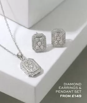 H. Samuel catalogue in Sunbury | DIAMOND EARRINGS & PANDANT SET | 2026-10-16T00:00:00.000Z - 2026-11-06T00:00:00.000Z