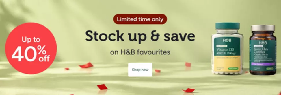 Holland & Barrett catalogue in Camberley | Stock Up & Save ! | 2026-10-21T00:00:00.000Z - 2026-11-15T00:00:00.000Z