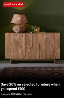 Argos catalogue in Mablethorpe | Save 20% On Selected Furniture When You Spend £100 | 2026-10-21T00:00:00.000Z - 2026-11-17T00:00:00.000Z