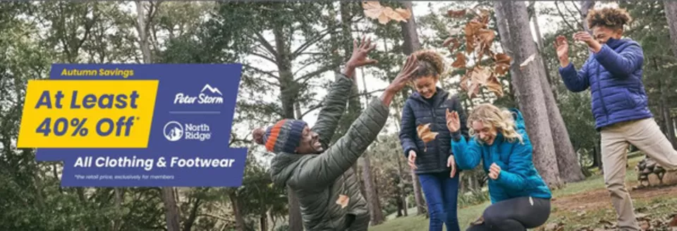 GO Outdoors catalogue in Boroughbridge | At Least 40% Off!!! | 2026-10-22T00:00:00.000Z - 2026-11-16T00:00:00.000Z