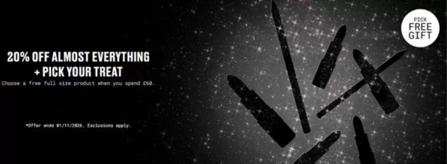 MAC Cosmetics catalogue in St Margarets | 20% Off Almost Everything + Pick Your Treat | 2026-10-27T00:00:00.000Z - 2026-11-01T00:00:00.000Z
