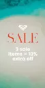 Roxy catalogue | Sale 3 Sale Items , 10% Extra | 2026-06-04T00:00:00.000Z - 2026-06-23T00:00:00.000Z