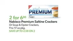 Nabisco - Saltine Crackers Or Soup & Oyster Crackers