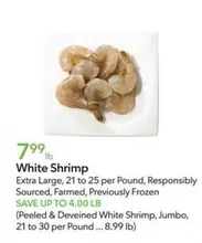 Frozen - White Shrimp