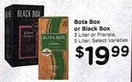 Franzia - Bota Box or Black Box